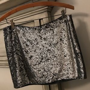 HH sequin mini skirt